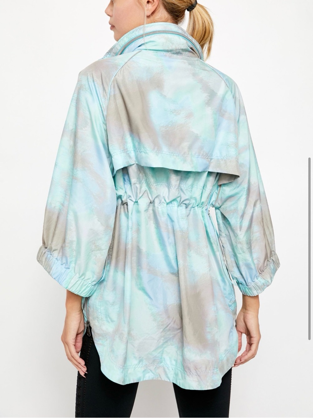 Free People Movement "To Dye For" Packable Jacket with Removable Hood - Picture 2 of 7